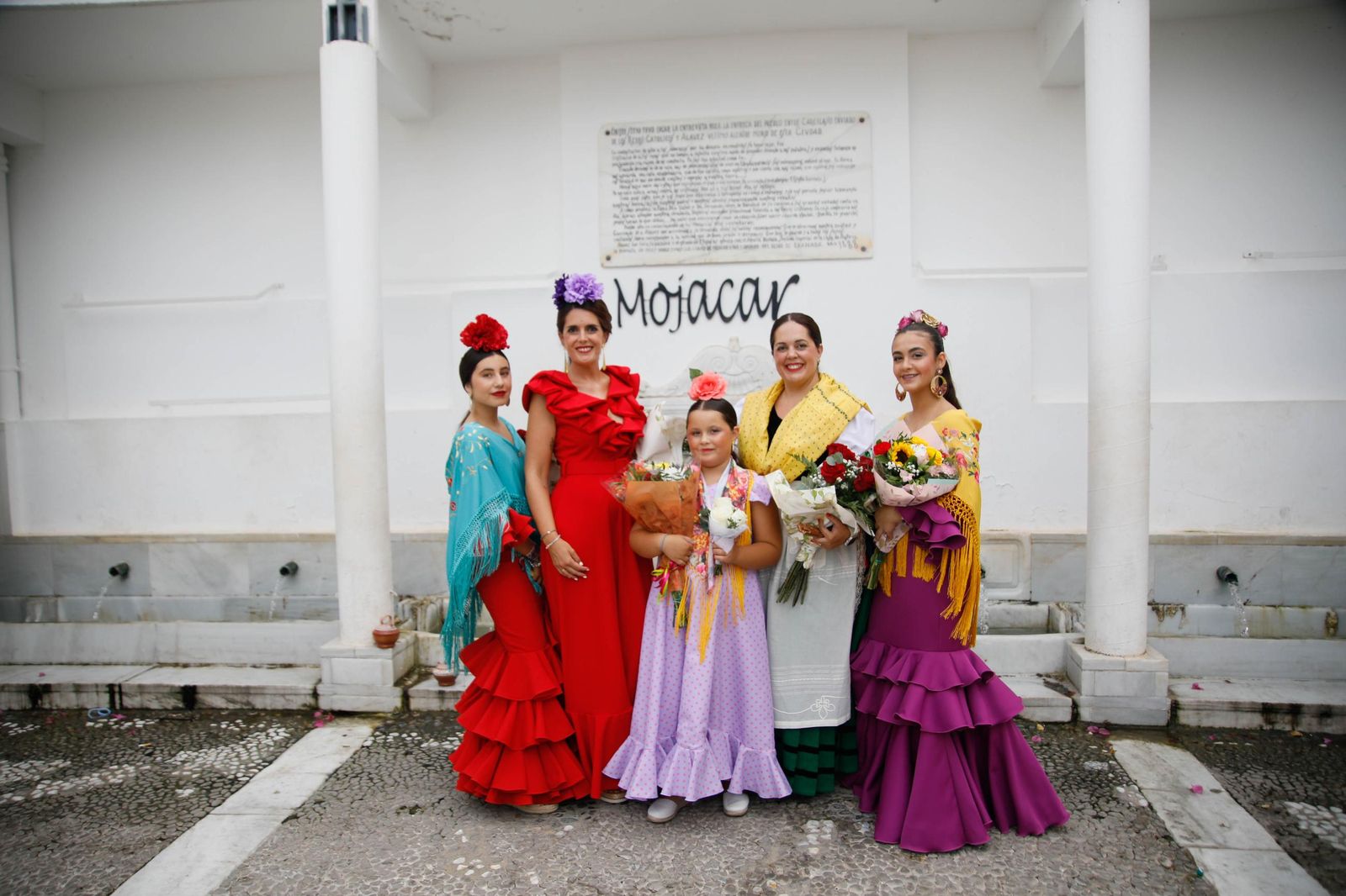 La Subida del Agua de las fiestas de Mojácar, en imágenes