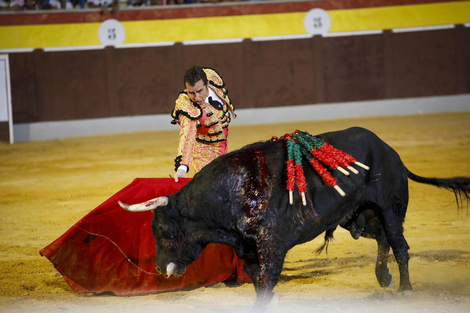 Corrida de toros Berja con un toro indultado, en imágenes