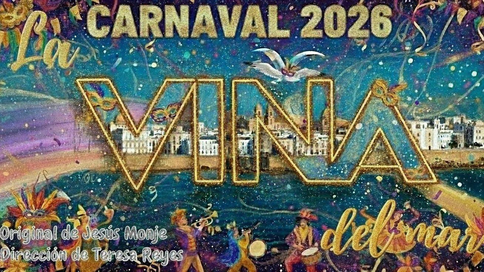 El cartel del coro 'La Viña del Mar'.