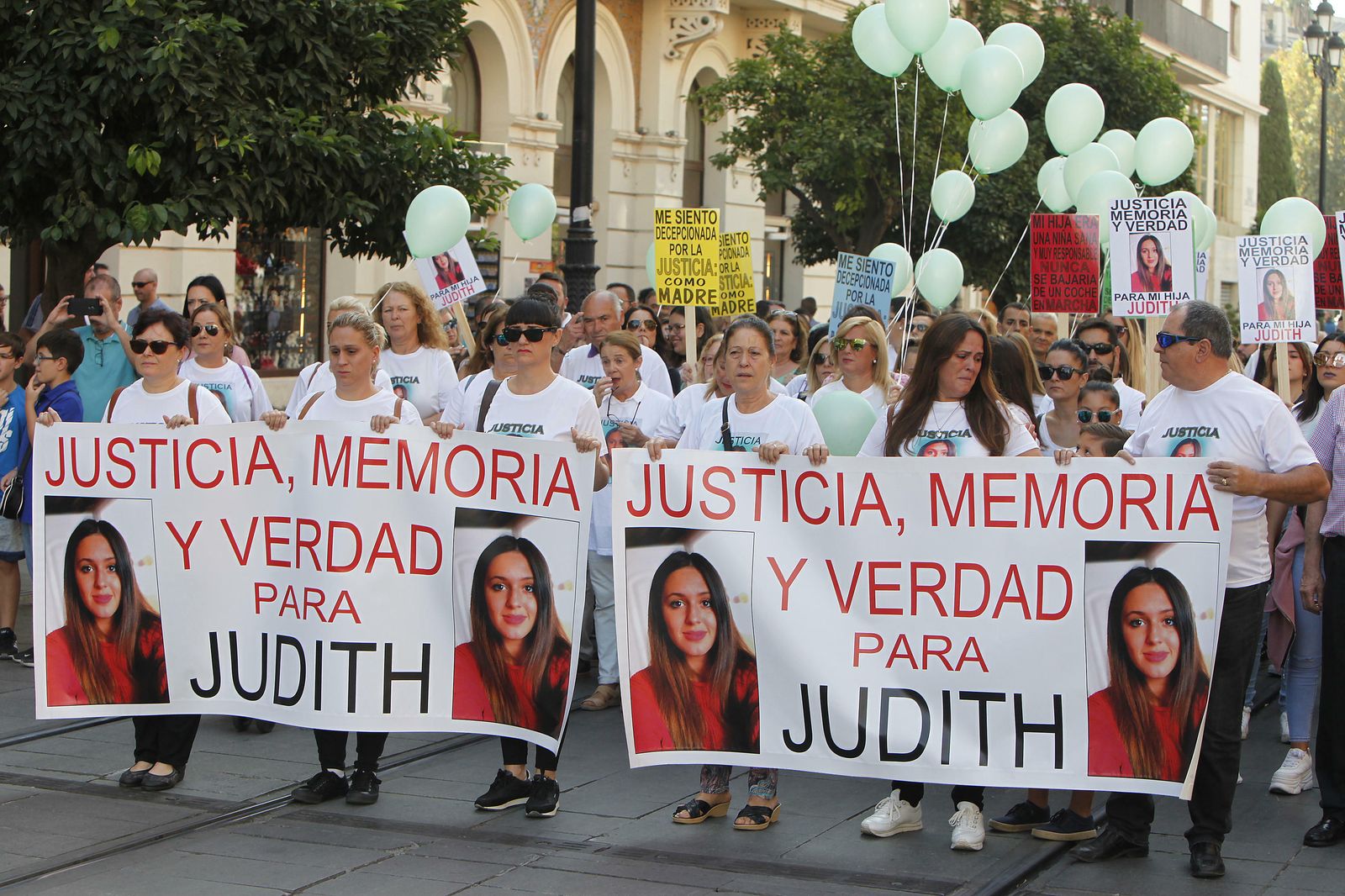 La manifestación celebrada este domingo en Sevilla.