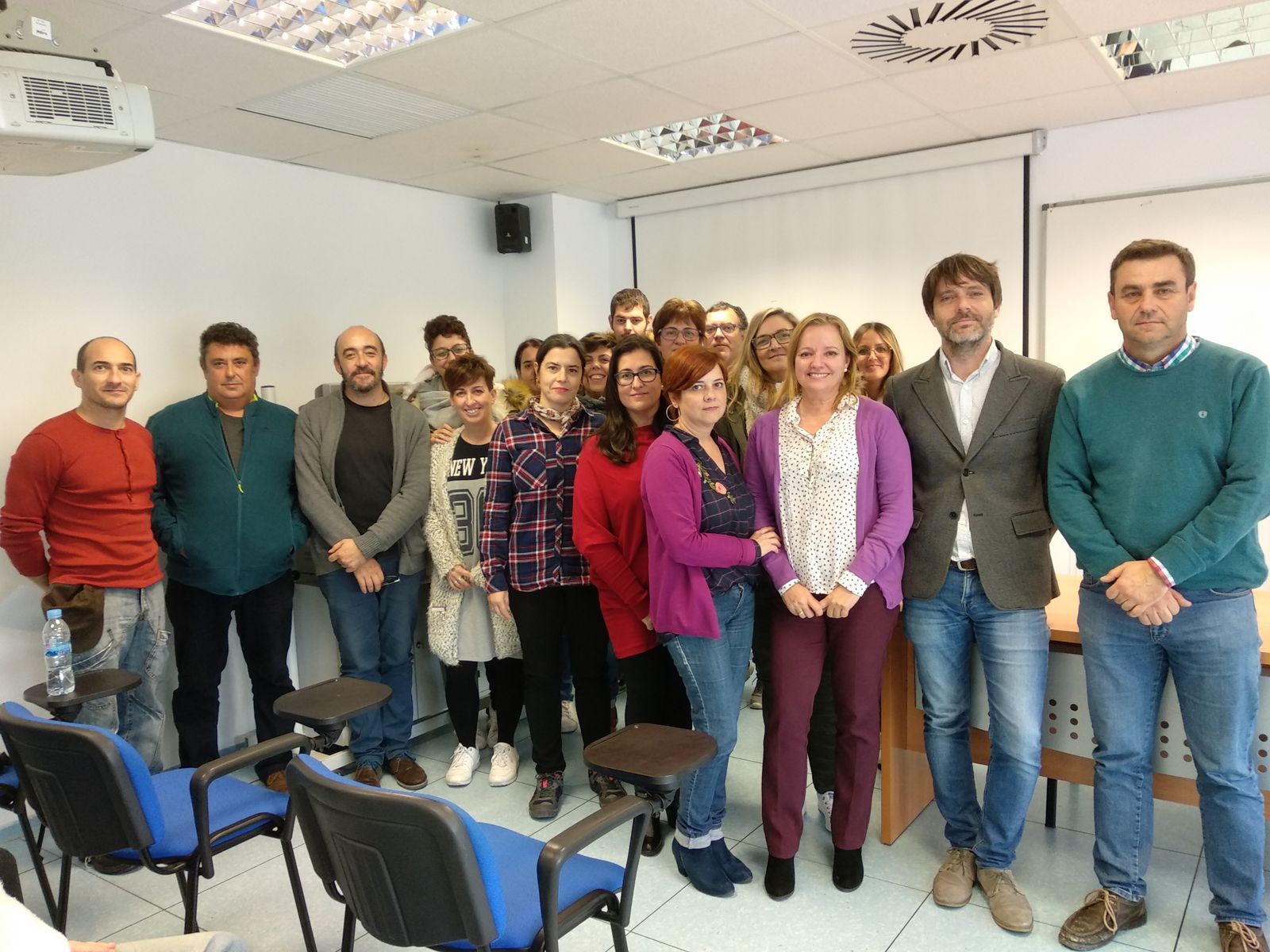 Uno de los talleres de empleo iniciados en el Impro.