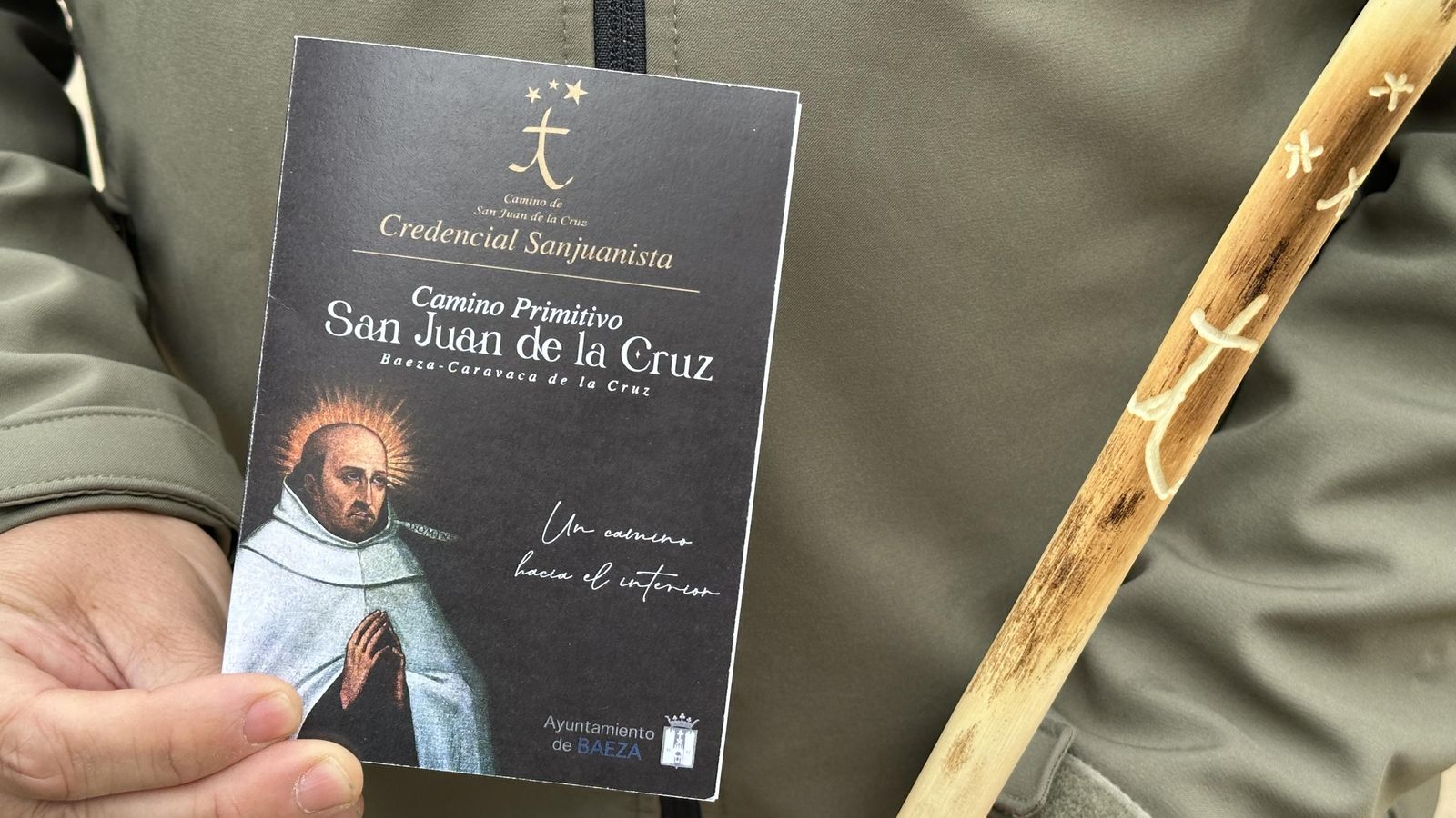 Credencial sanjuanista de los peregrinos de esta ruta.