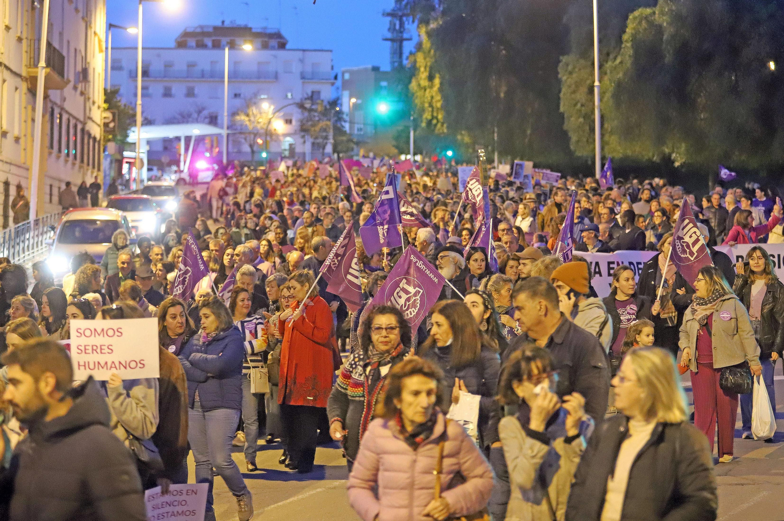Imágenes de la manifestación del 8 de marzo, Día Internacional de la Mujer