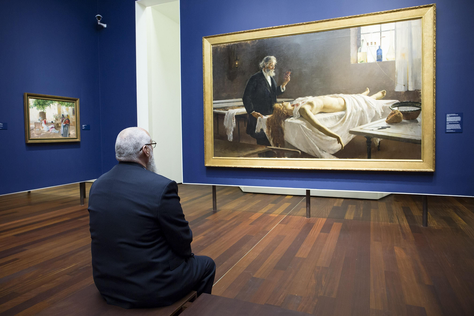 'Y tenía corazón', de Enrique Simonet, en el Museo de Málaga. 'Y tenía corazón', de Enrique Simonet, en el Museo de Málaga.