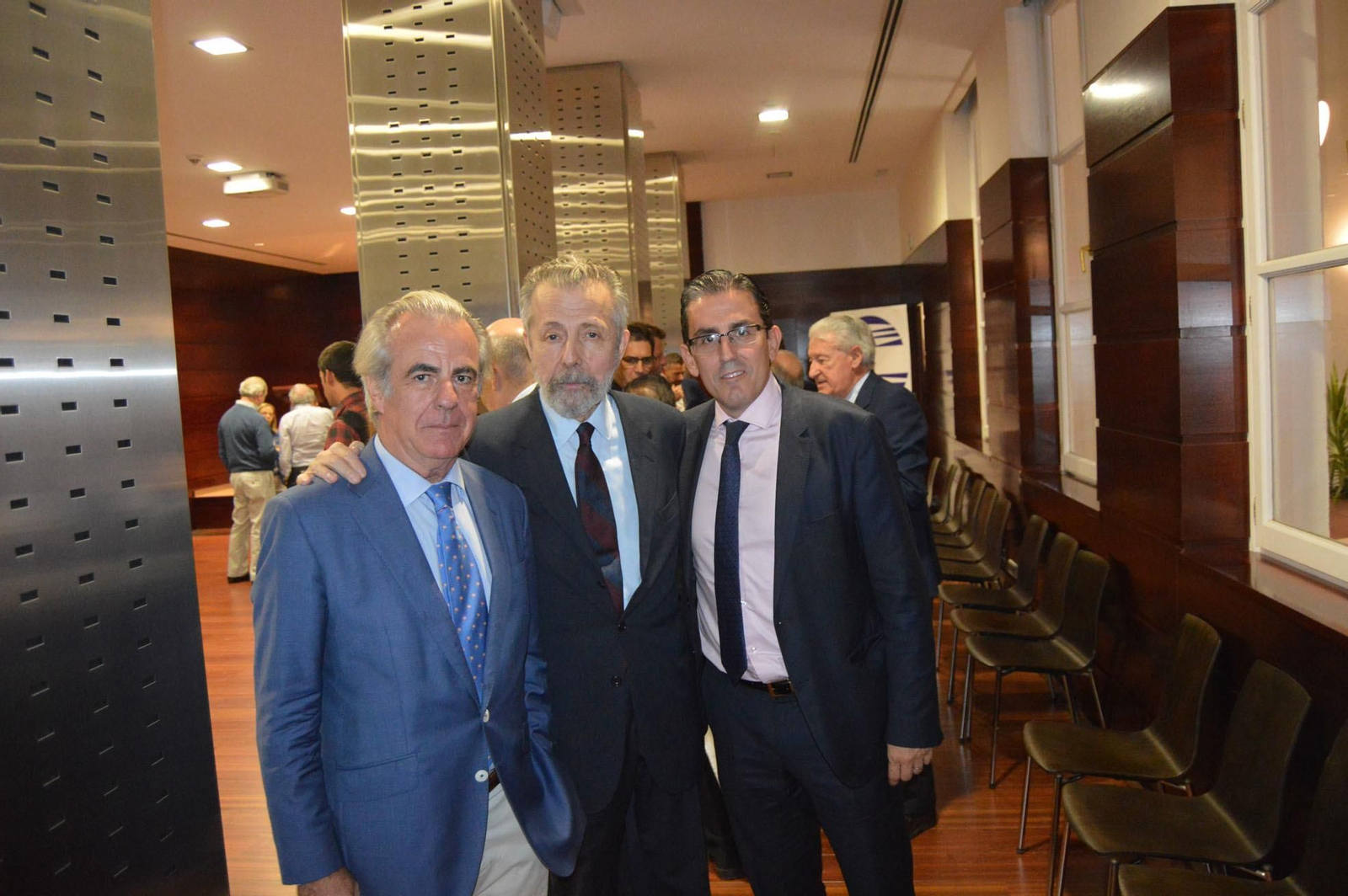 Fernando Portillo, Hernán Cortés y Sergio Corral.