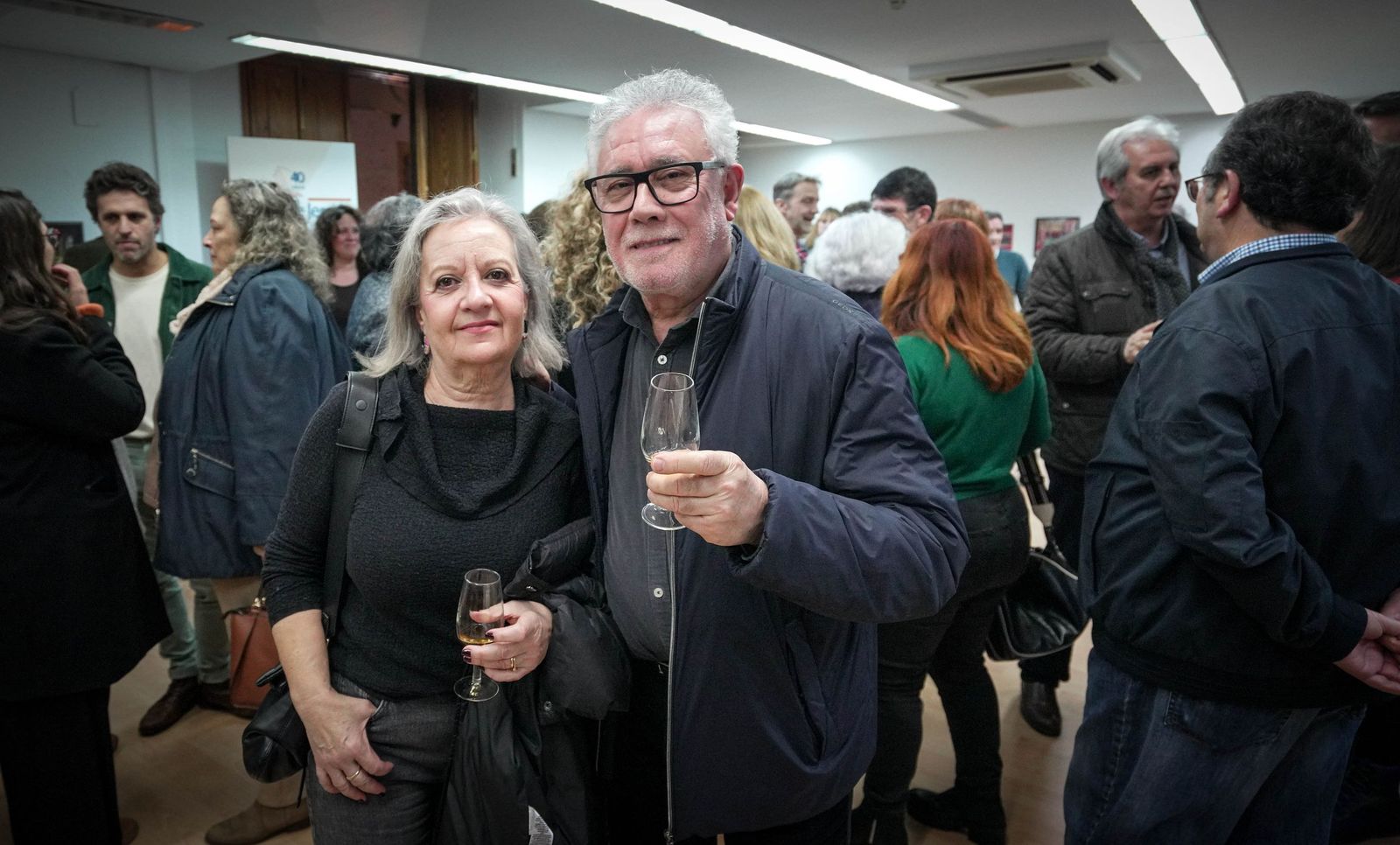 Imágenes de la inauguración de la exposición de Manuel del Valle en la sala ArteaDiario