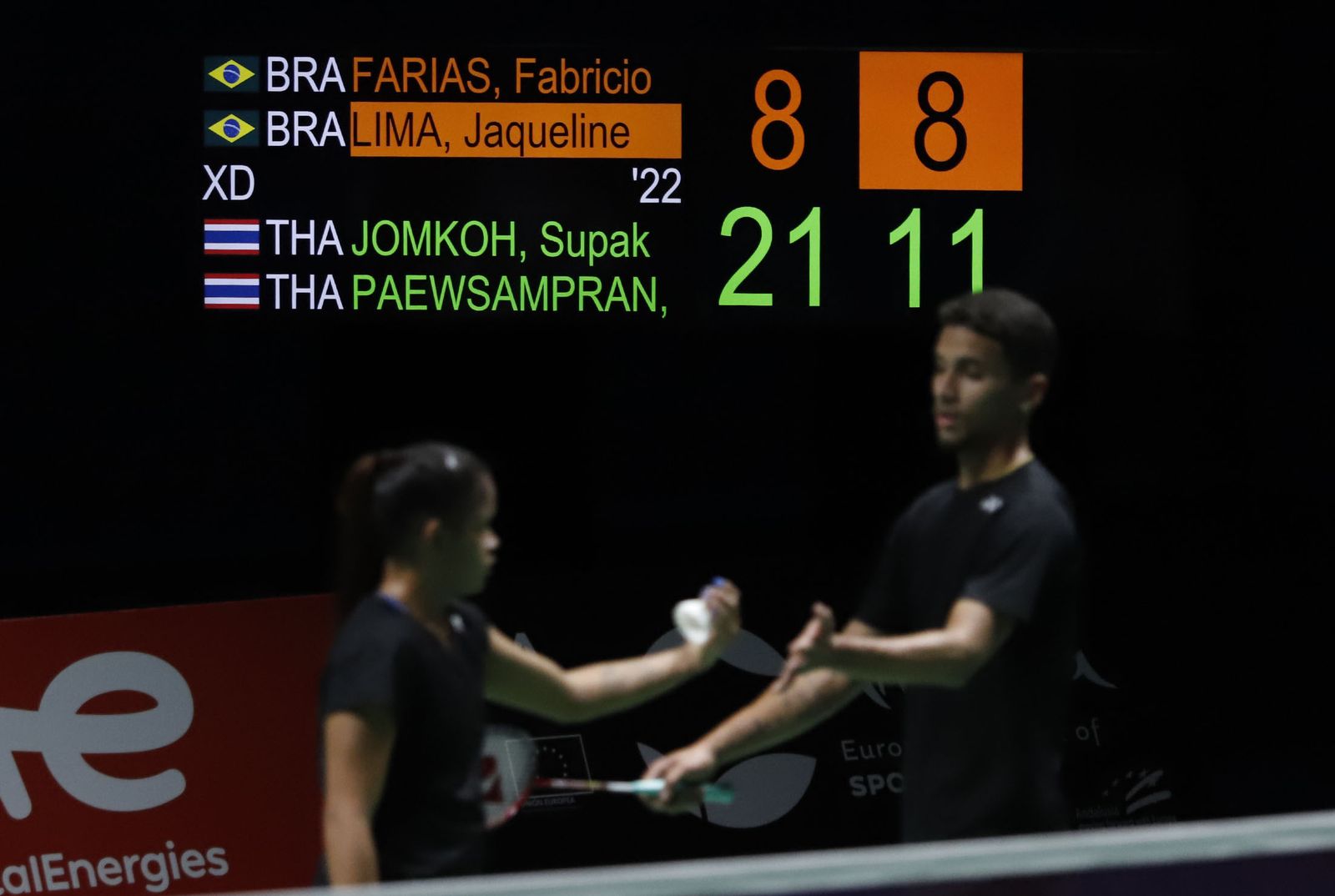 Las mejores imágenes de la jornada de bádminton del lunes en el Huelva 2021