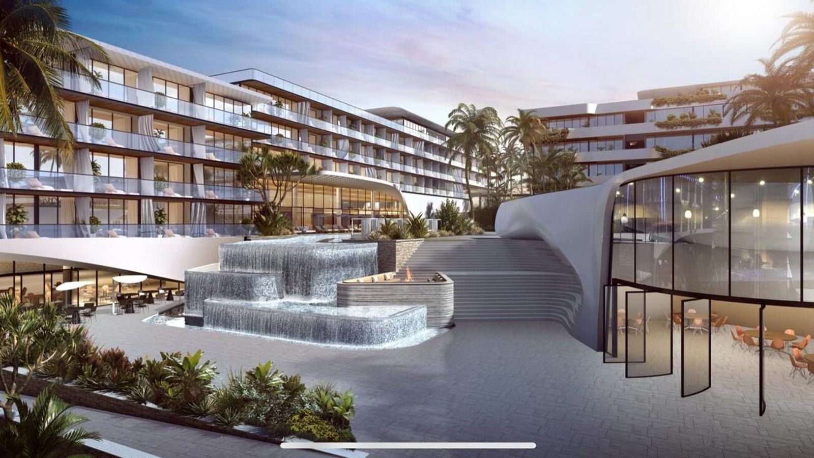 Una infografía del hotel W Marbella.