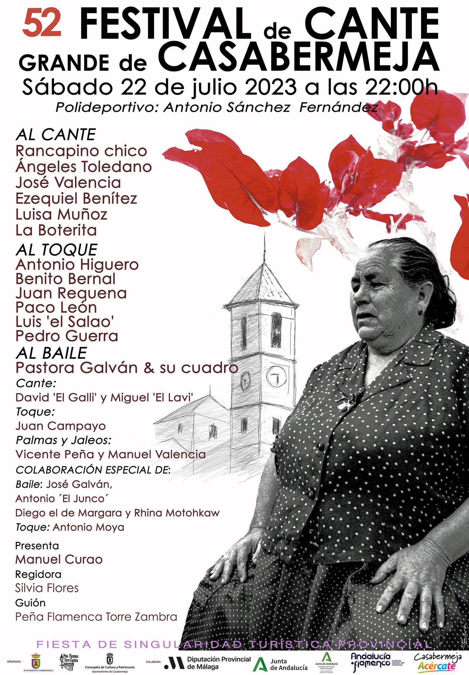 Cartel del Festival de Cante Grande de Casabermeja