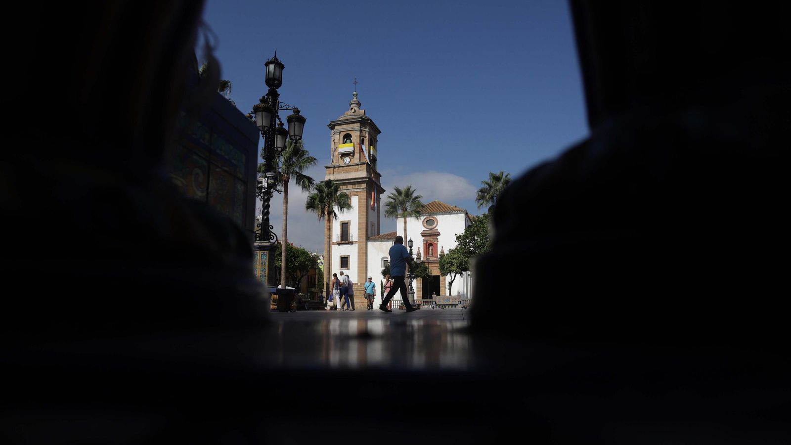 Iglesia de Nuestra Señora de La Palma preparada para el 15 de agosto.
