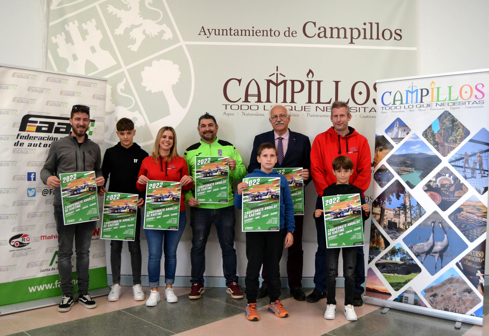 Presentación de la prueba en Campillos.