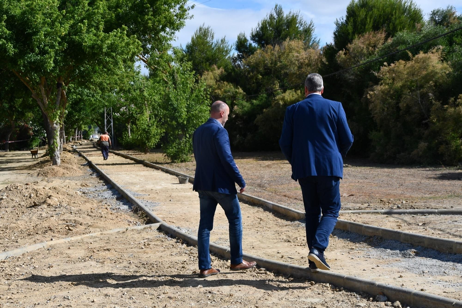 Empiezan las obras del carril bici de La Estación de San Roque