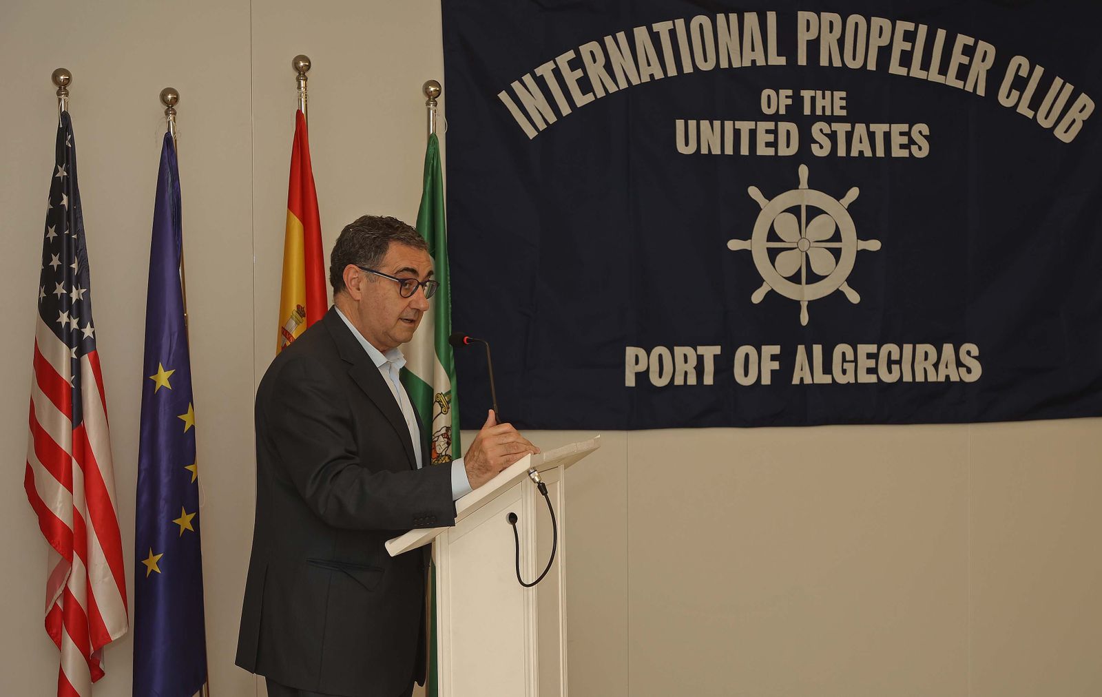 El almuerzo del Propeller Club de Algeciras con Carmelo González Sayas, en imágenes