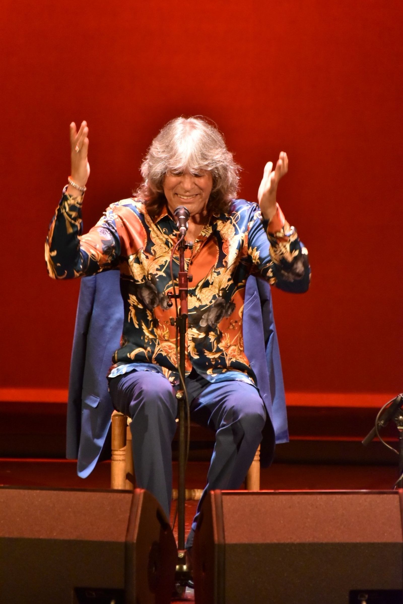 José Mercé, durante su actuación en San Roque.