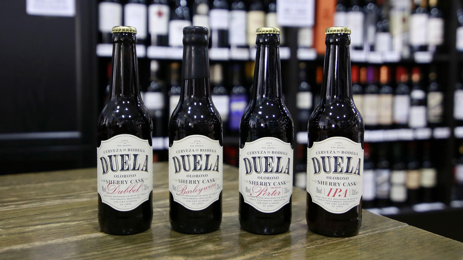 Destilados de botas de Jerez