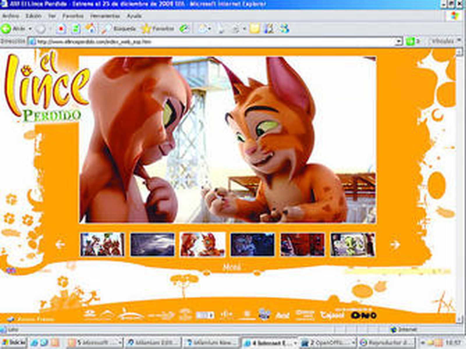 El lince protagonista del filme producido por Antonio Banderas es de padre desconocido.