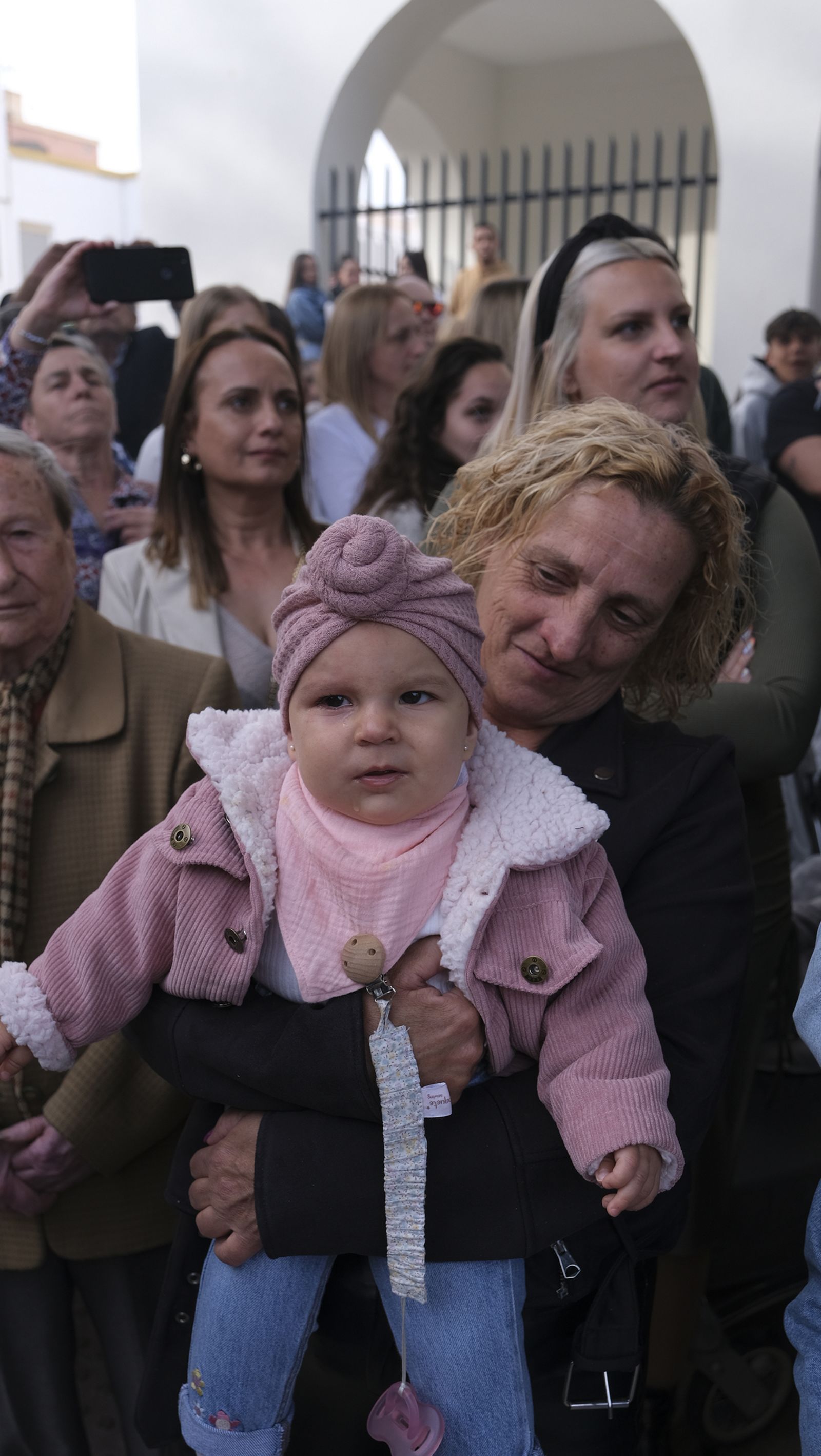 La procesión del Encuentro por las calles de Almería, en imágenes
