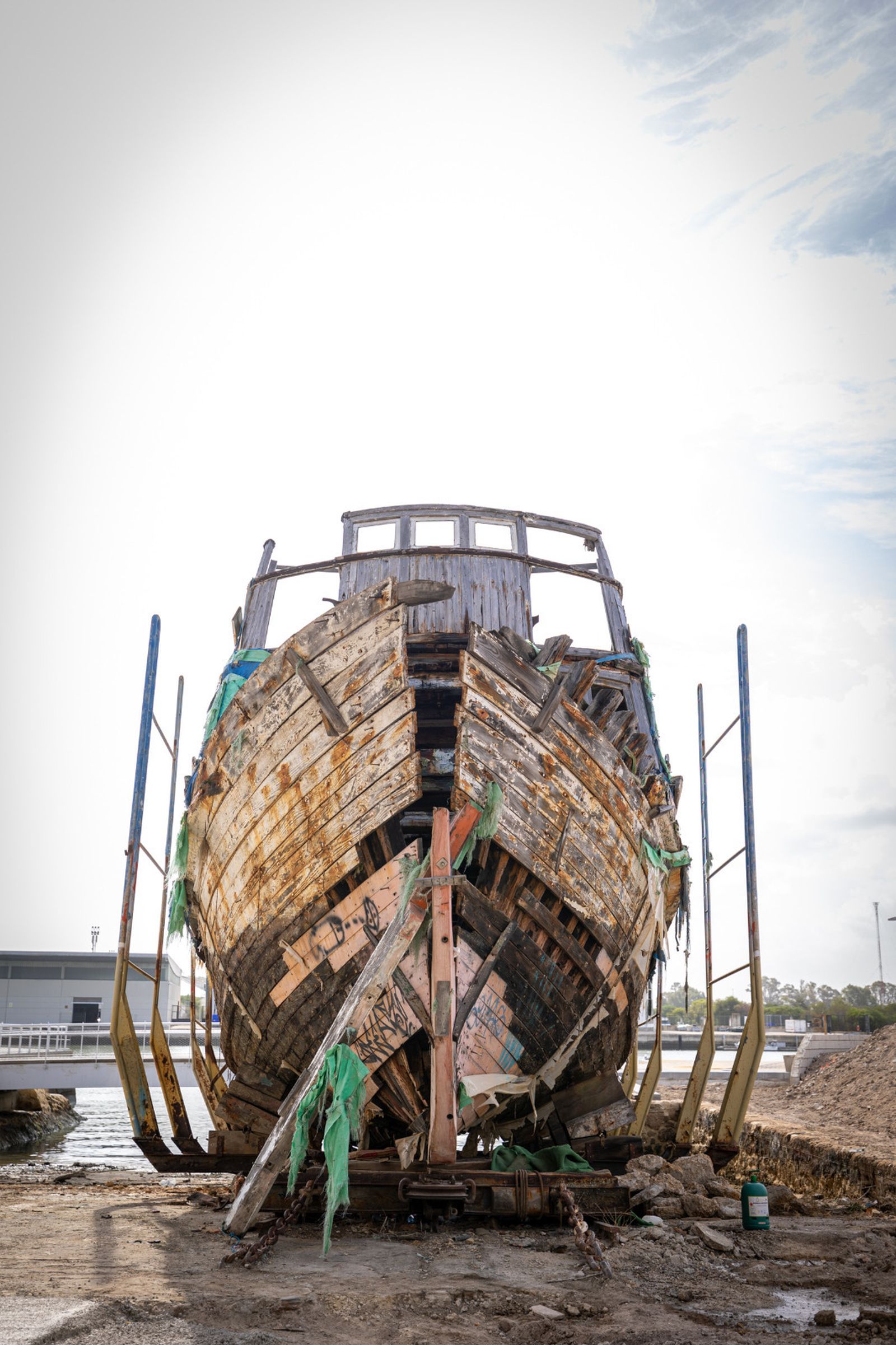 Las obras del paseo fluvial portuense, en imágenes