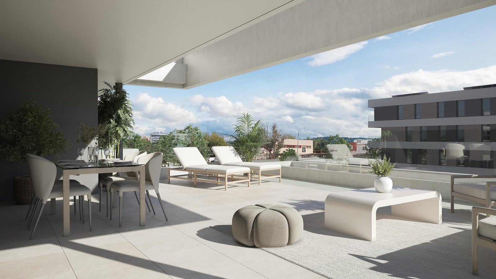 AEDAS Homes promueve 64 viviendas con terrazas y piscina en Sevilla junto al estadio del Betis