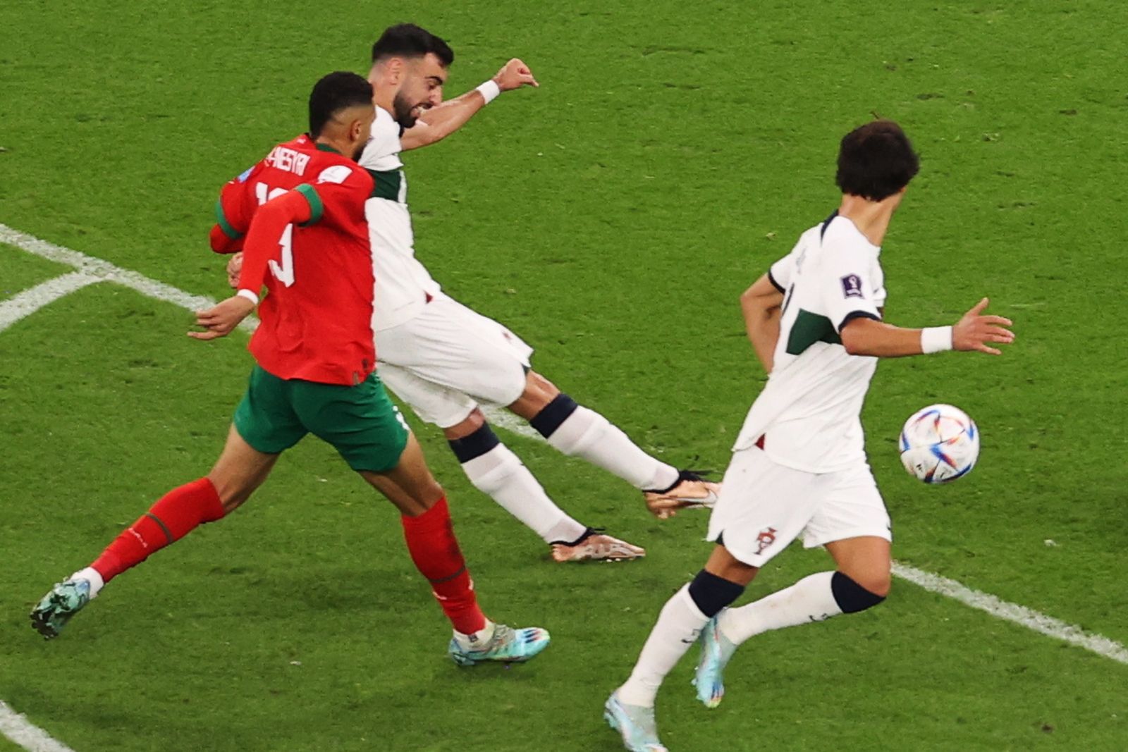 Las imágenes del Marruecos - Portugal de los cuartos de final del Mundial de Qatar