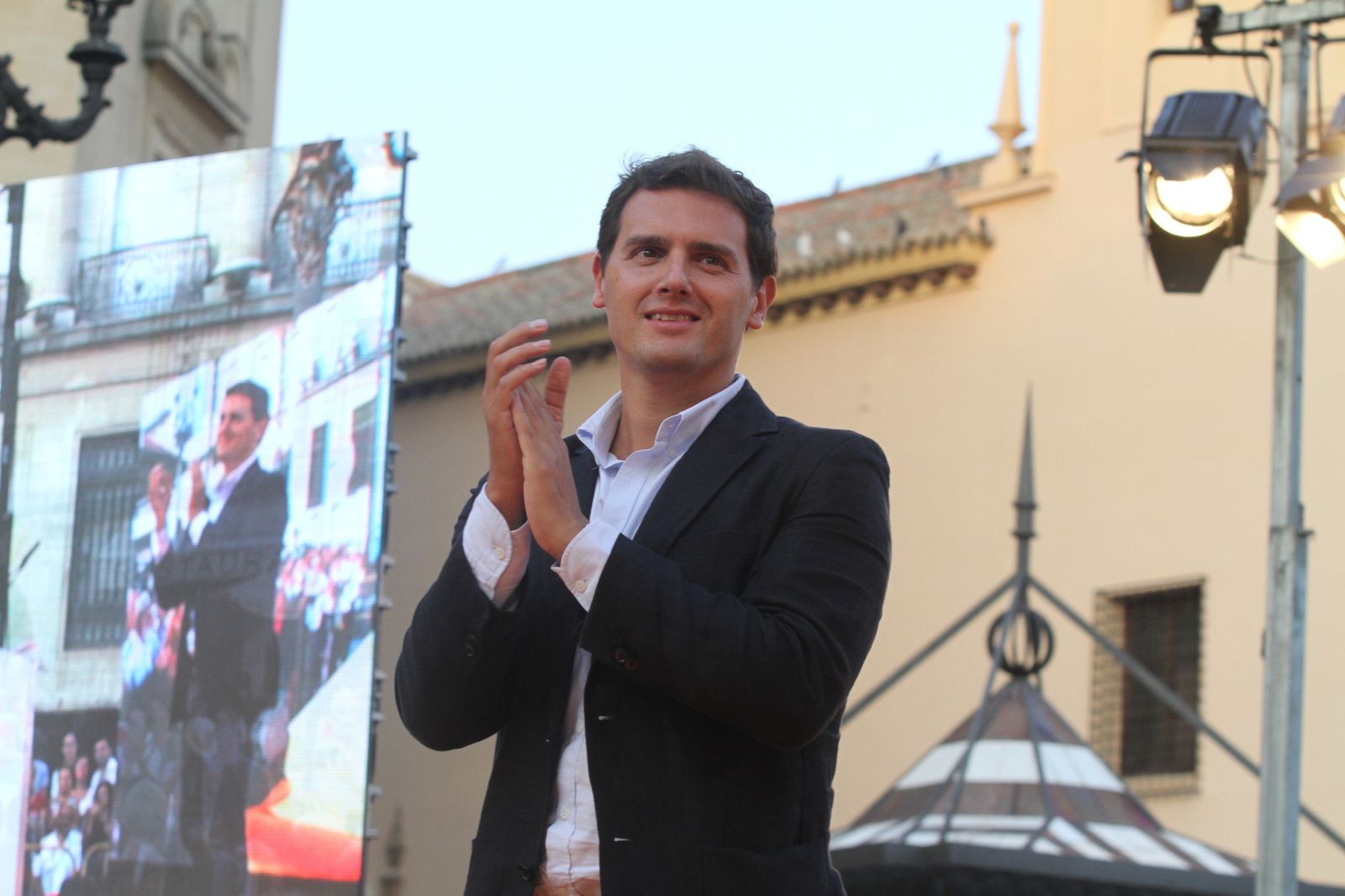 Encuentro Ciudadanos con Albert Rivera en la Plaza de Las Monjas