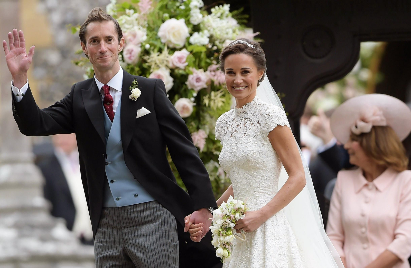 Pippa Middleton, con su ya marido, James Matthews.