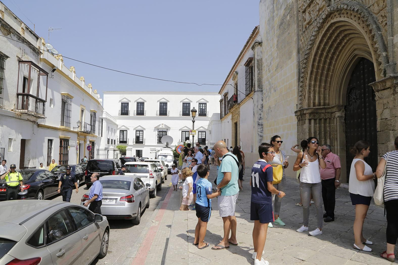 Las imágenes del encuentro entre Angela Merkel y Pedro Sánchez en Sanlúcar.