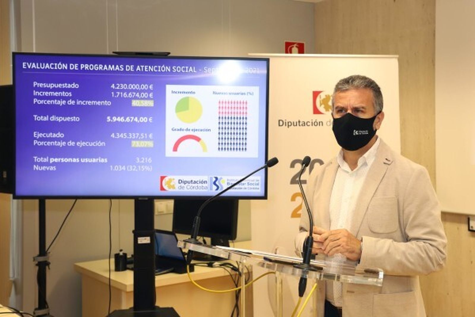 Francisco Ángel Sánchez, durante su comparecencia.