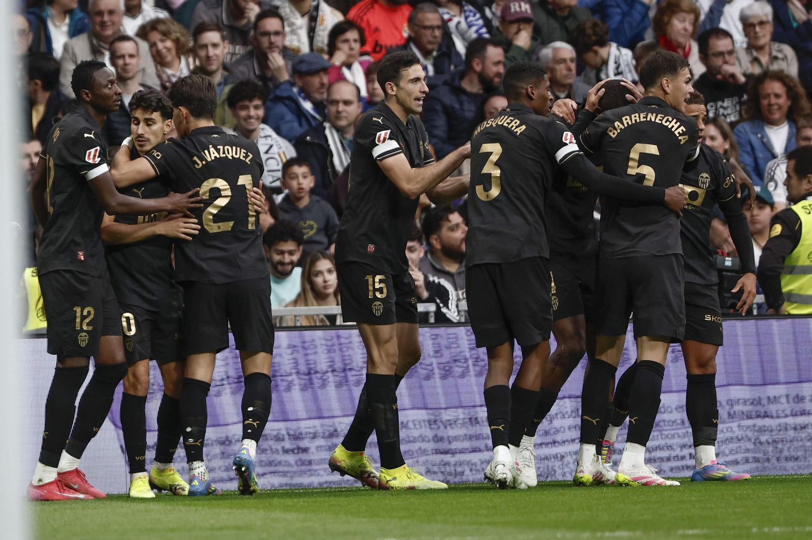 Las fotos de la derrota del Real Madrid ante el Valencia