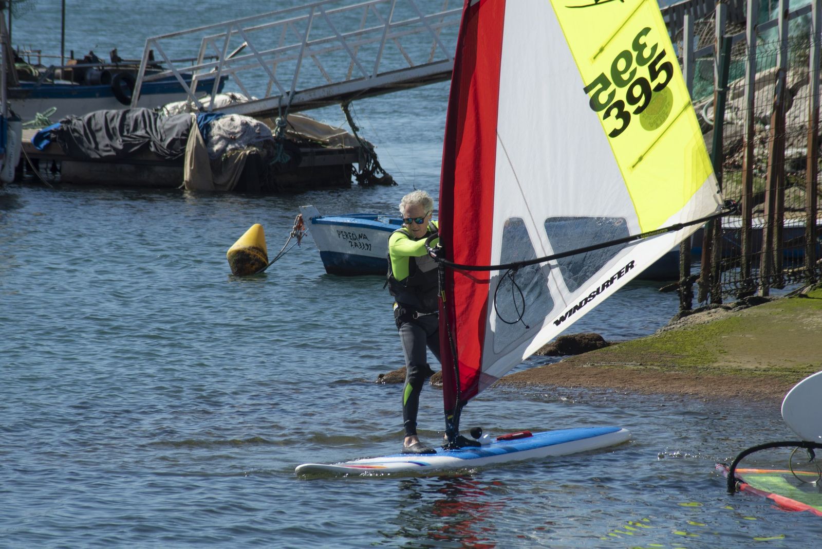Las fotos de la primera jornada opa de Andalucía de la clase Windsurfer, en La Línea