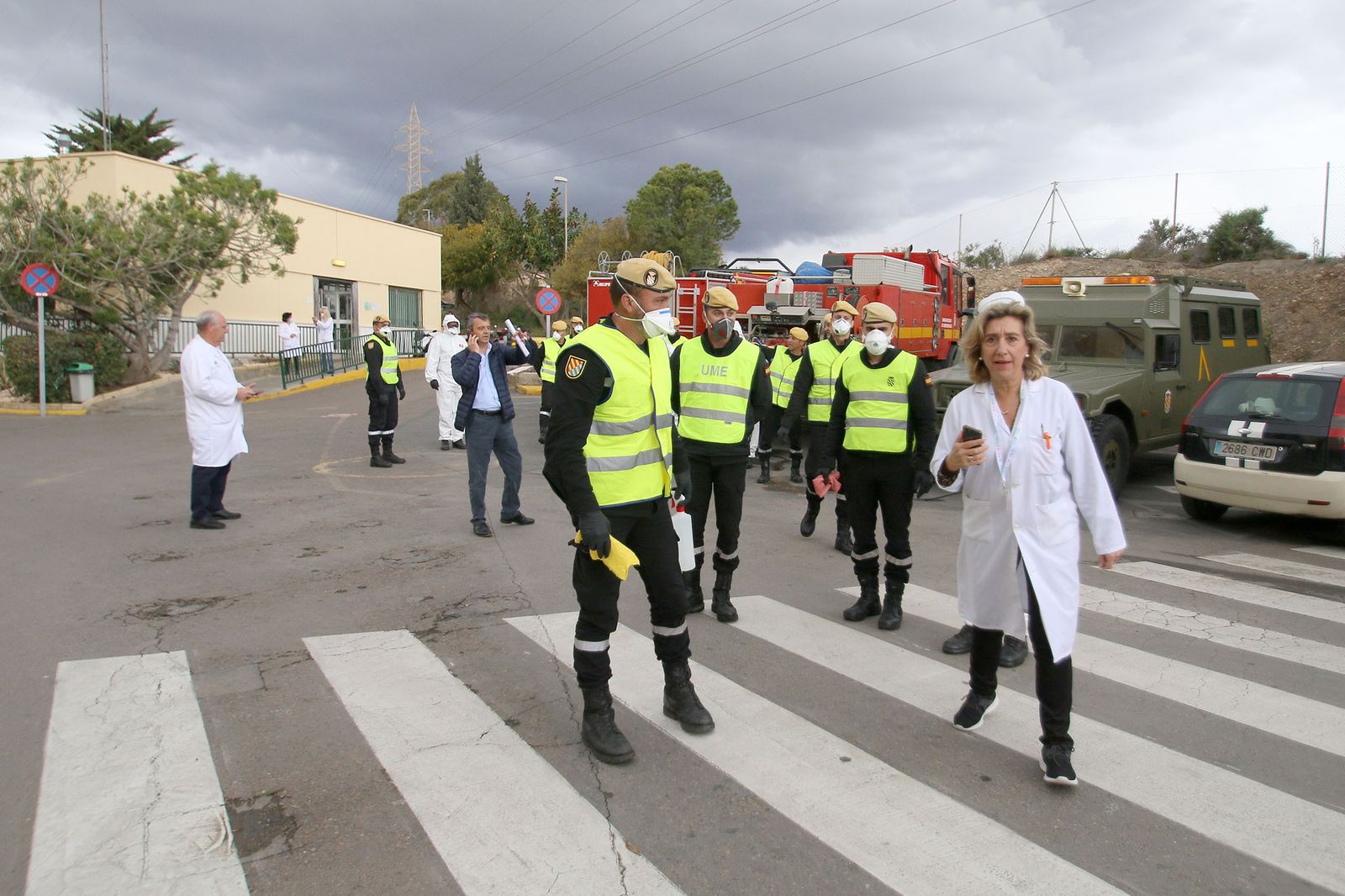 Fotogalería Coronavirus. Actuación UME en Almería.