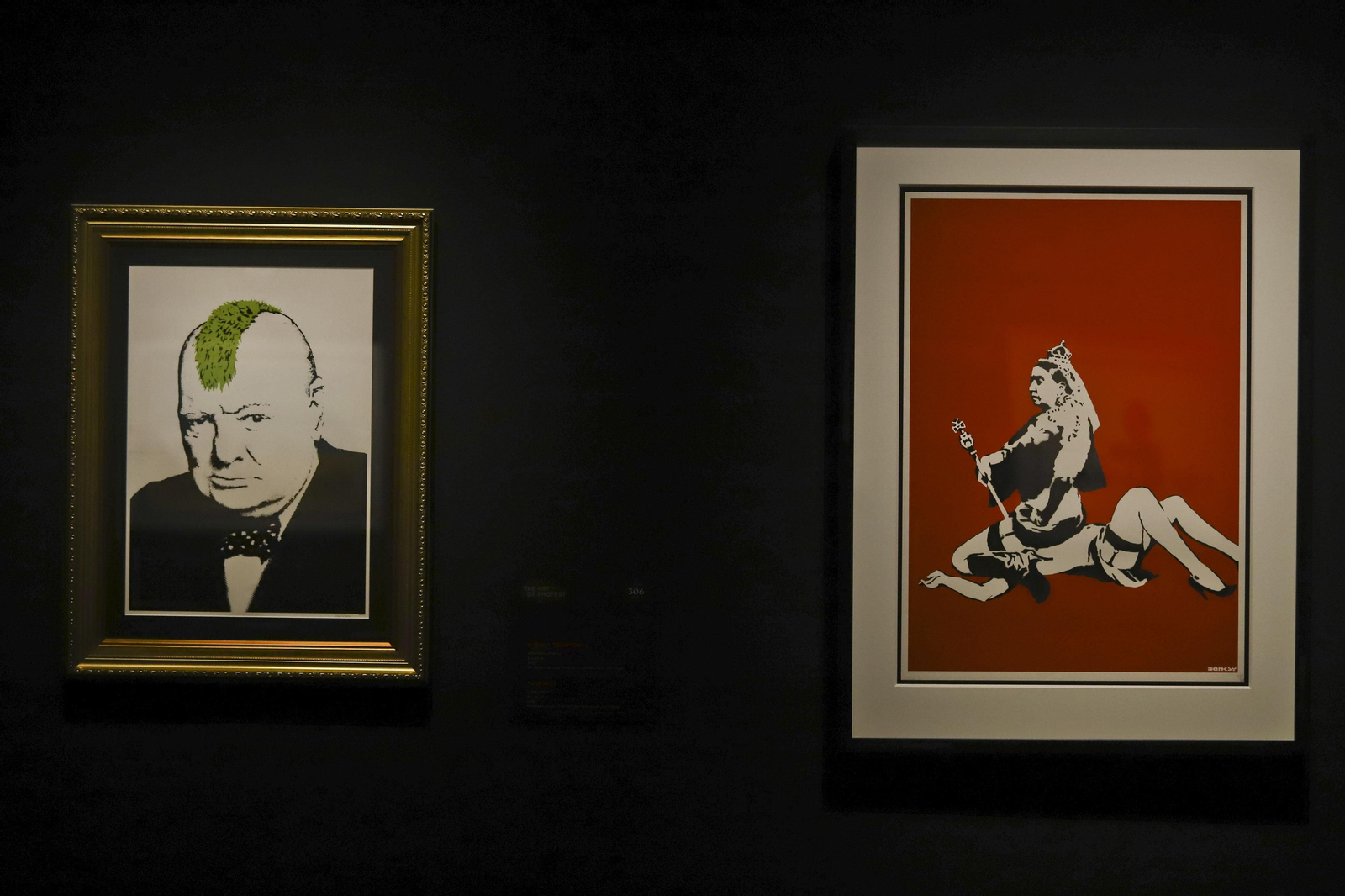 Las fotos de la exposición 'Banksy. The art of protest' en La Térmica, en Málaga