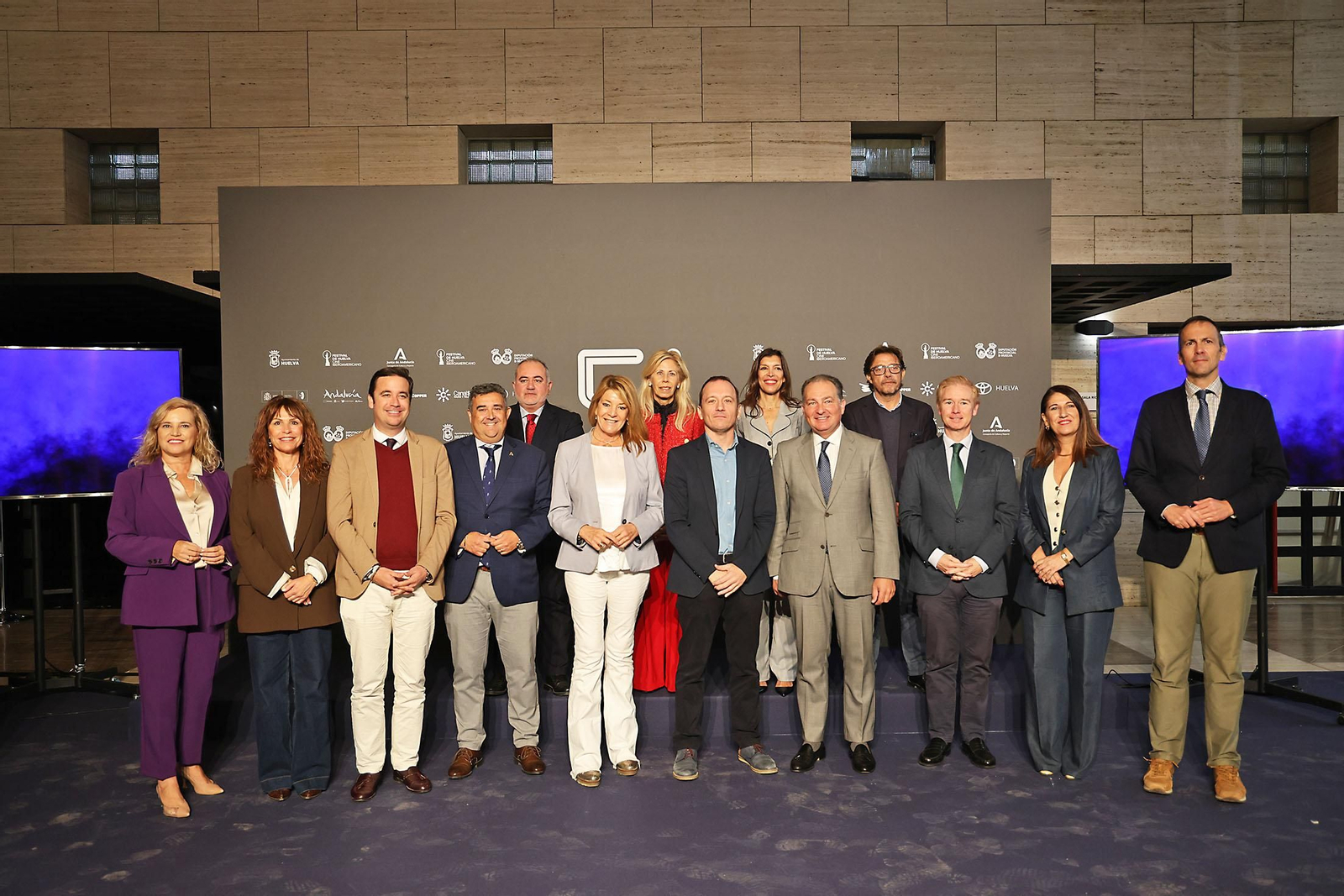 Imágenes de la presentación de la 51 edición del Festival de Huelva de Cine Iberoamericano