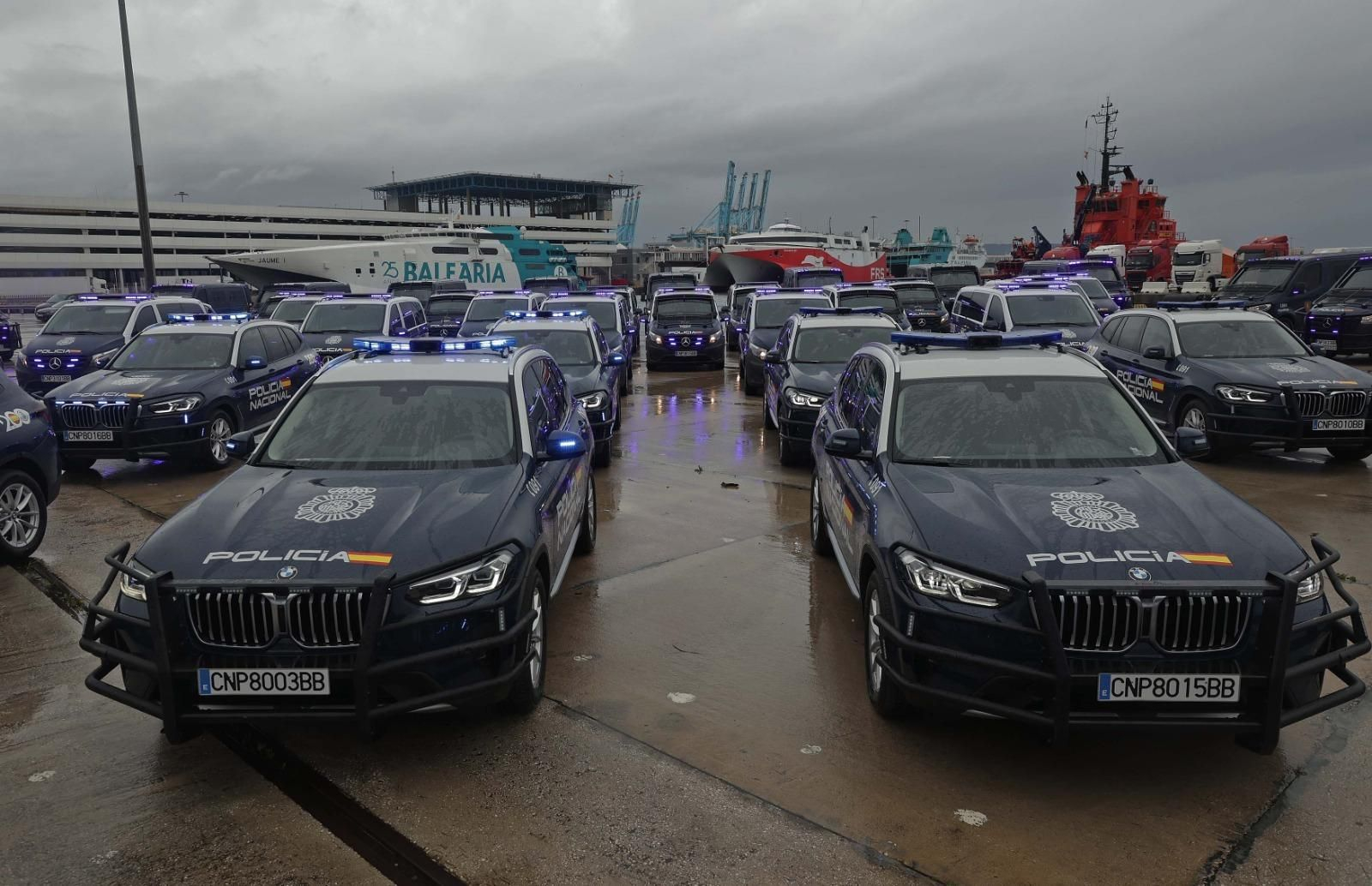 La Policía Nacional incorpora 47 nuevos vehículos a su flota para seis provincias en Andalucía