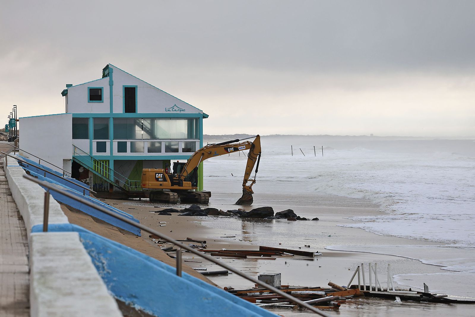 Las fotografías de los daños en Matalascañas