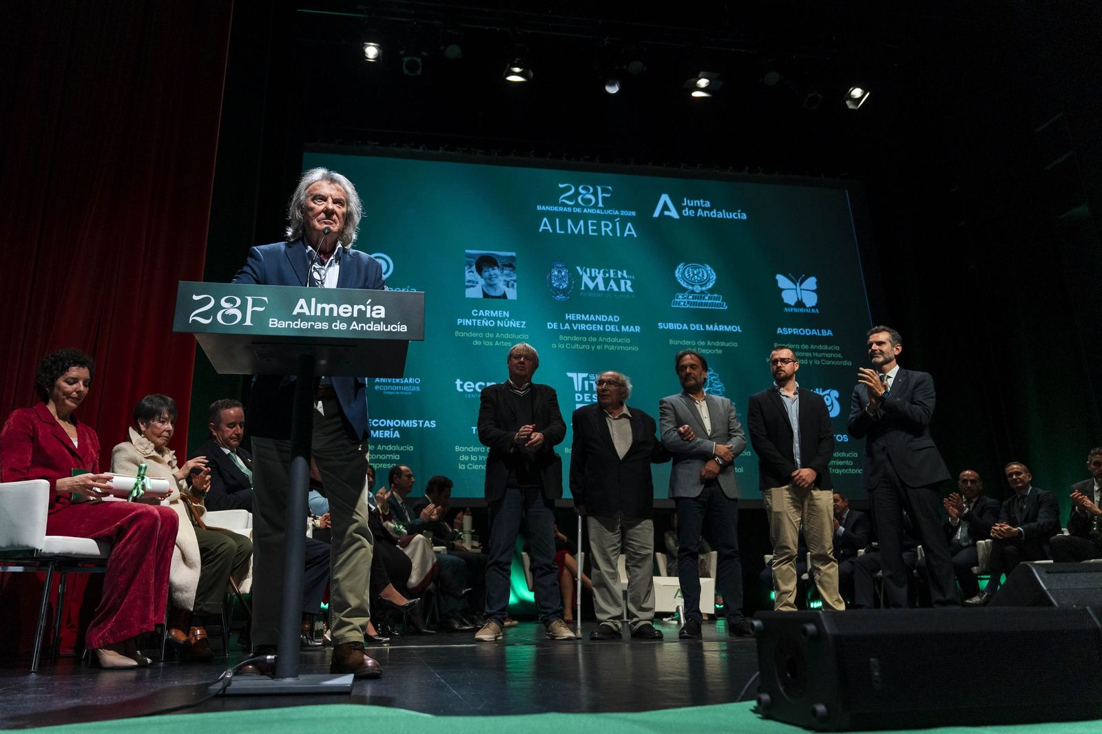 Las imágenes de los galardones 'Bandera de Andalucía' en Almería