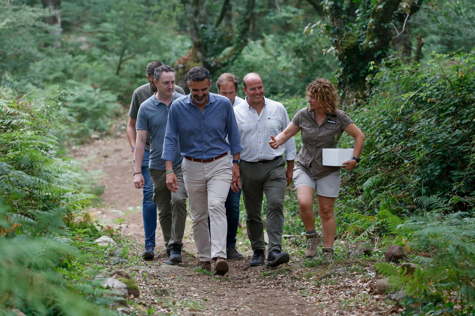 Ramón Fernández-Pacheco en el Bosque de Niebla.