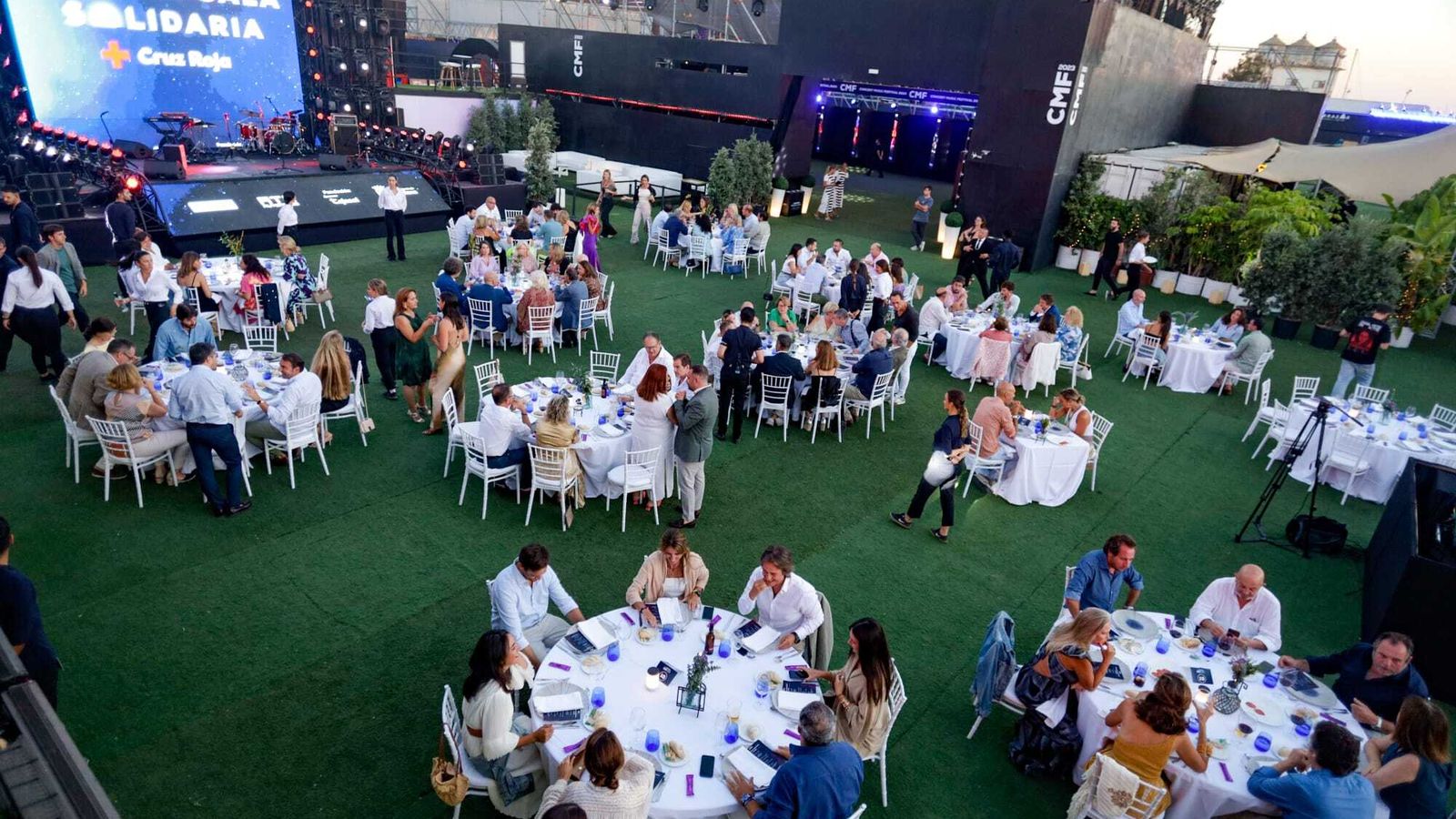 Todo preparado para la cena.