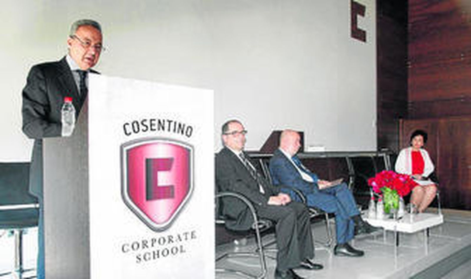 Francisco Martínez-Cosentino, Justo Martínez, Pedro Molina y Carolina Caparrós.