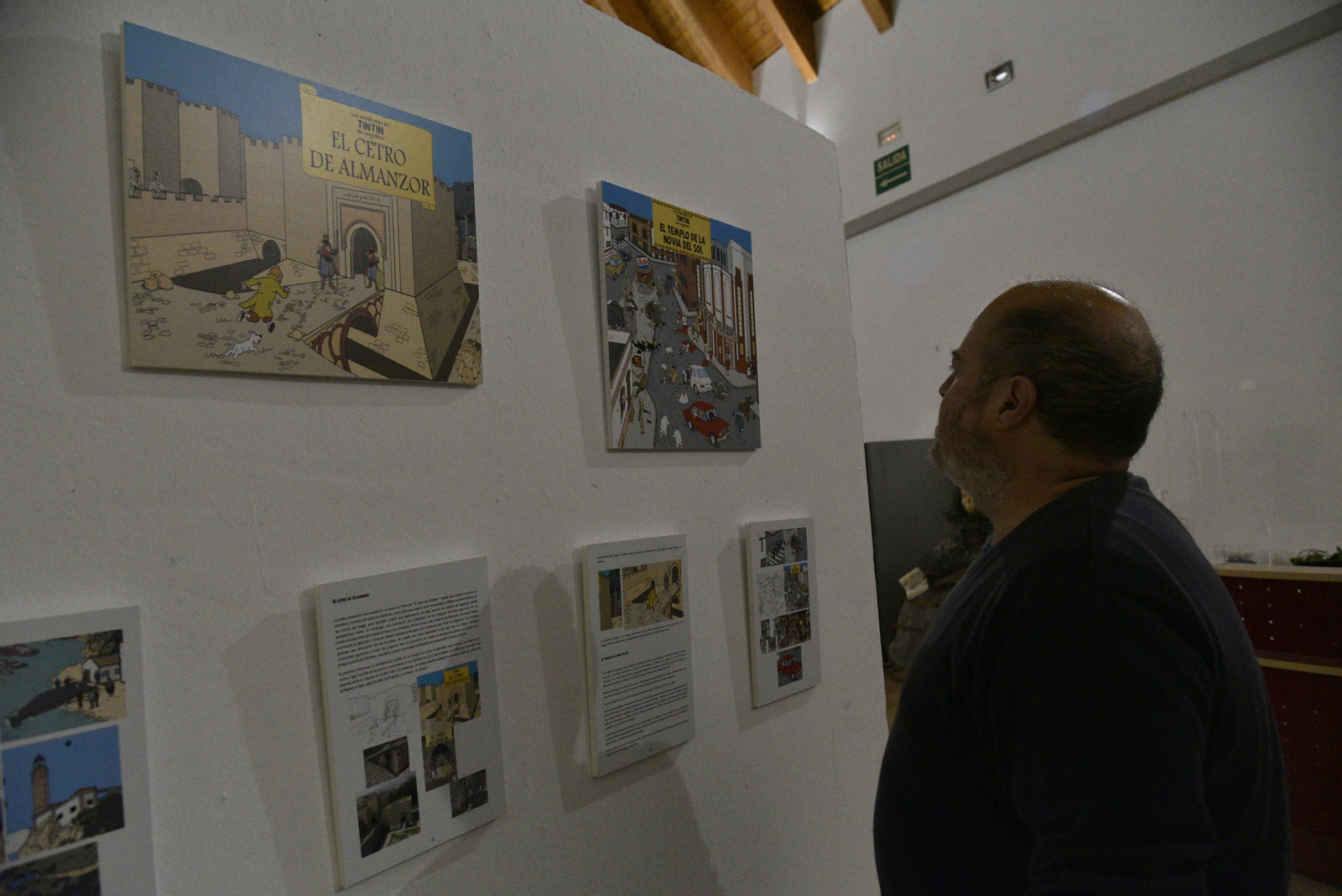 La exposición 'Las aventuras de Tintín en Algeciras'