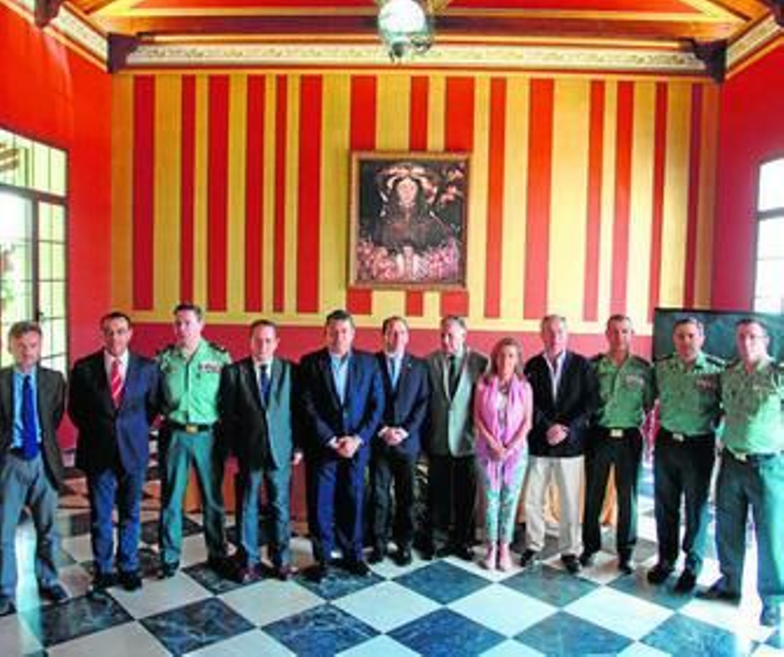 Foto de los representantes de las administraciones y Cuerpos y Fuerzas de Seguridad del Estado. Foto de los representantes de las administraciones y Cuerpos y Fuerzas de Seguridad del Estado.