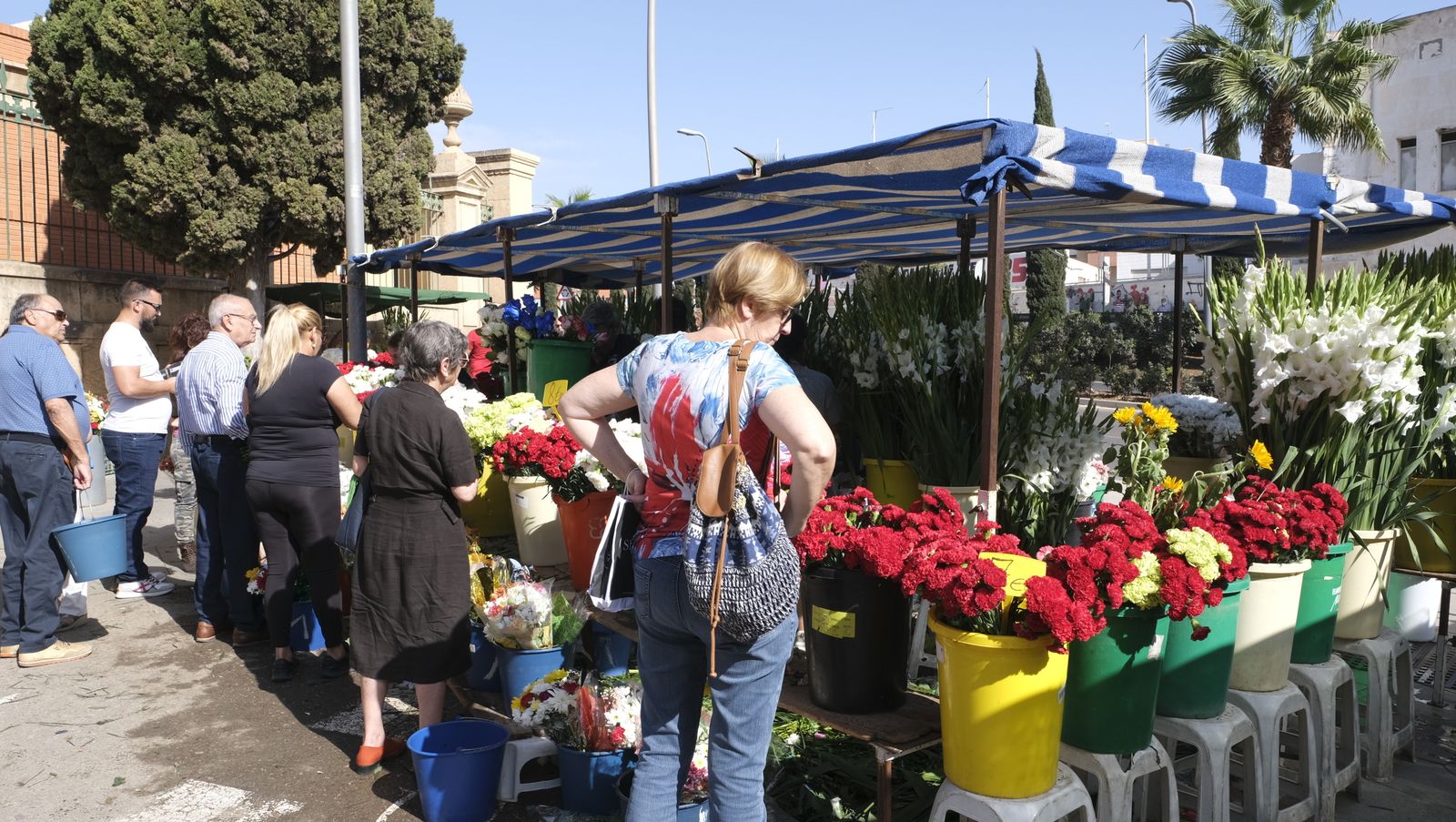 Imágenes del Día de Todos los Santos en el Cementerio de San José de Almería
