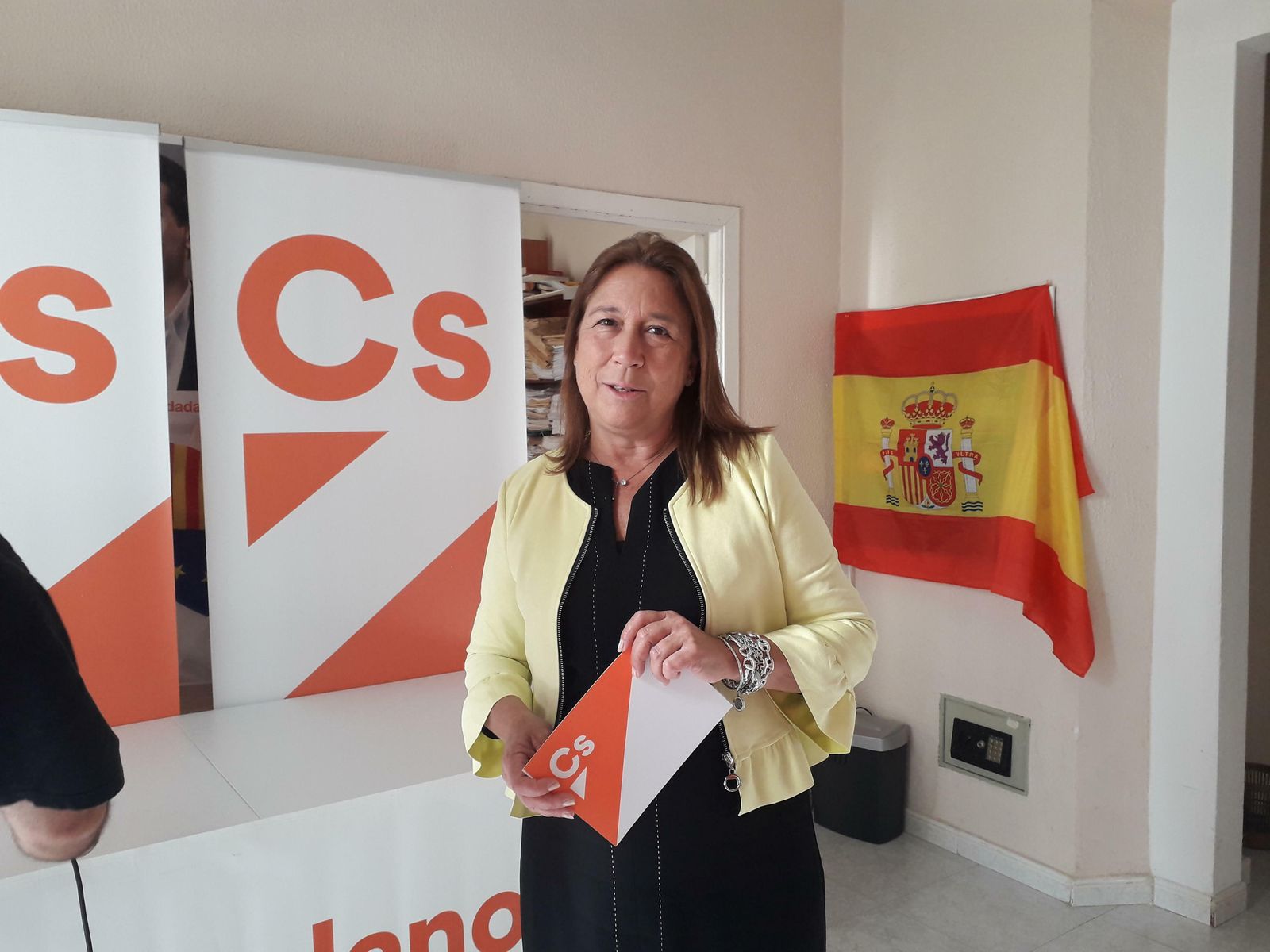 La portavoz municipal de Ciudadanos, Mayte Mas, en una imagen de archivo.