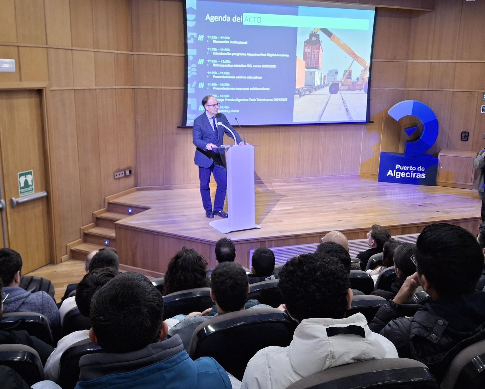 El presidente de la APBA, Gerardo Landaluce, en la apertura de la jornada.