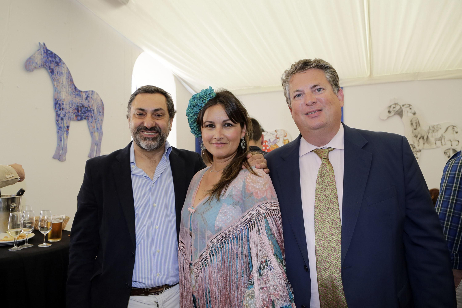 Diego Joly, Elvia Mesqui y Alfonso Domecq.