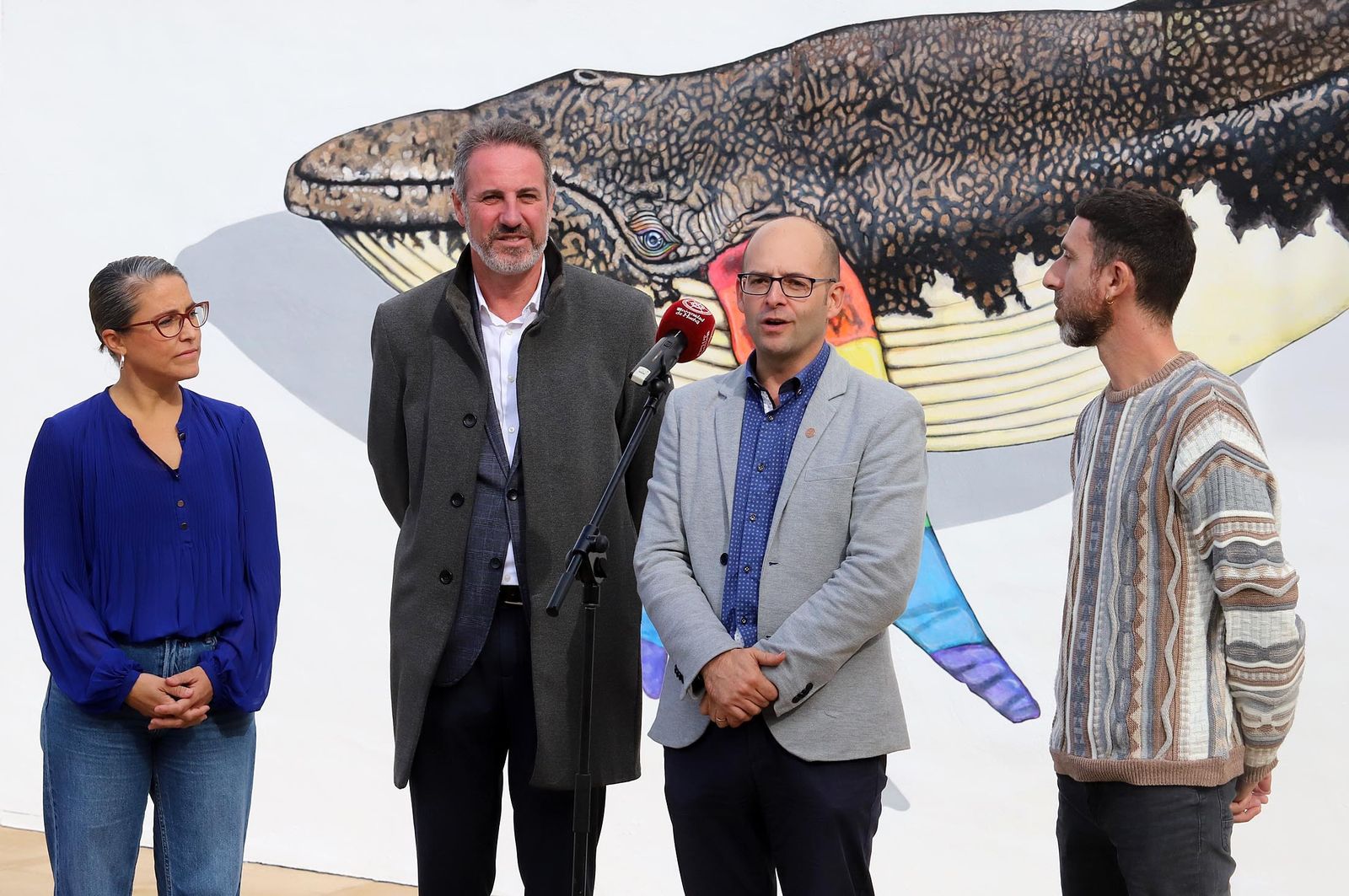 Wild Welva y María JL Hierro inauguran las nuevas intervenciones de Arte urbano en el Campus del Carmen, en imágenes