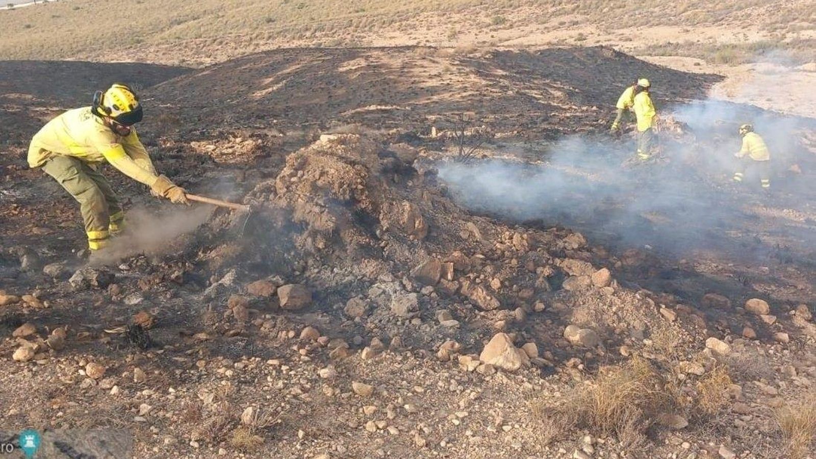 El incendio de Níjar de junio de 2024.