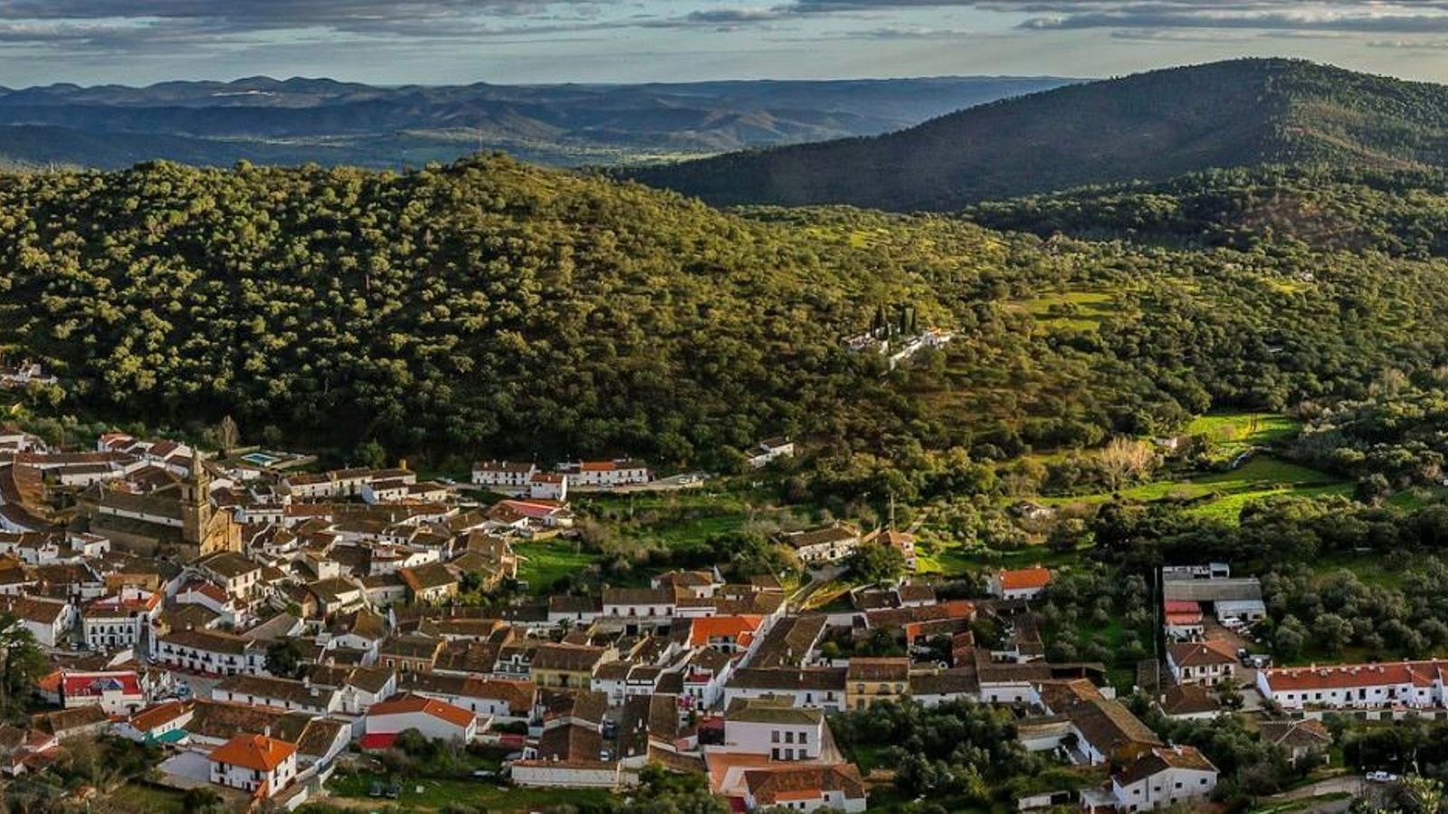 Vista panorámica de Alájar