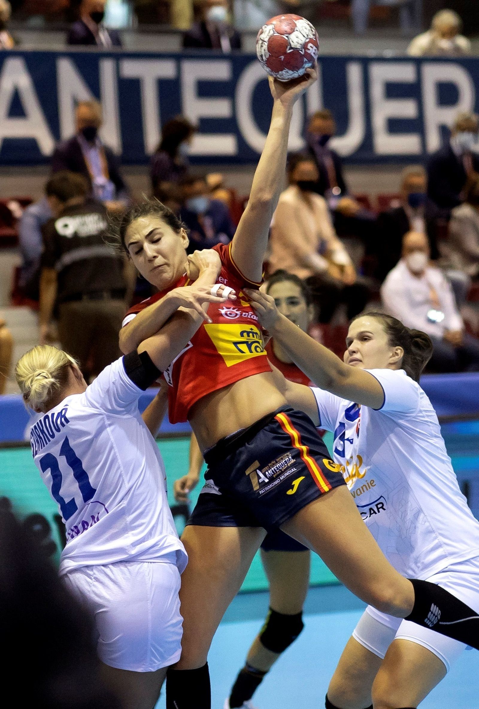 El España-Eslovaquia de Antequera, en fotos