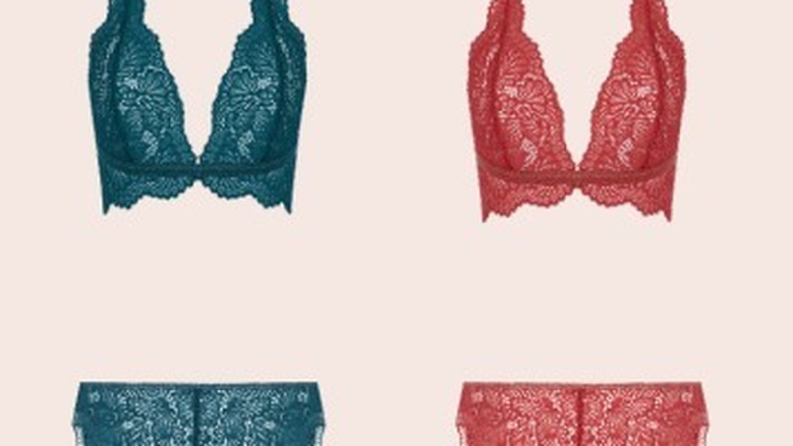 Conjuntos en tonos esmeralda y naranja oscuro.